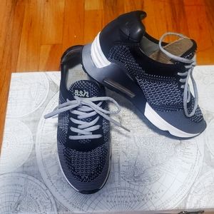 Ash black & white knit sneaker